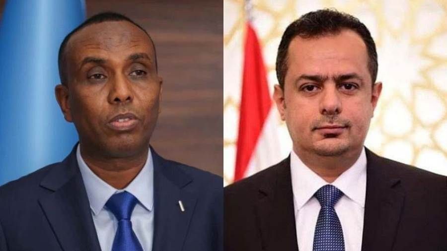 رئيس الوزراء يجري اتصال هاتفي بنظيره الصومالي