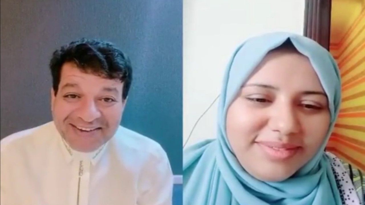 فيديو طريف للباحث الفلكي السعودي "خالد الزعاق" مع مصرية يسألها عن العام الهجري