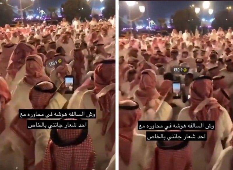شاهد بالفيديو: محاورة شعرية تنتهي بمشاجرة عنيفة في السعودية