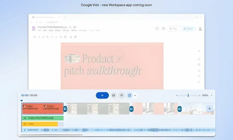 جوجل تكشف عن تطبيق إنشاء الفيديو Google Vids - موقع الخليج الان