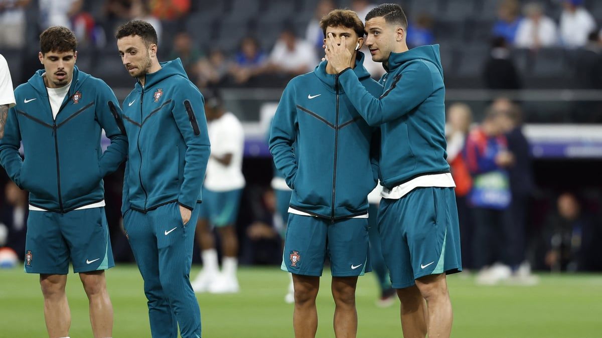 رد فعل لاعبي البرتغال على هدف فرنسا في شباك بلجيكا (فيديو)