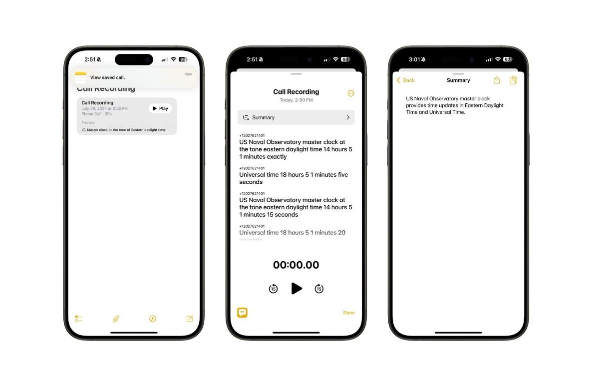 كيفية تسجيل المكالمات الهاتفية ونسخها في تحديث iOS 18.1 - موقع الخليج الان