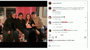 “أنا وأولادي عشّاقك يا حبيبي”.. أنغام تزور “الكينغ” برفقة نجليها (صورة)