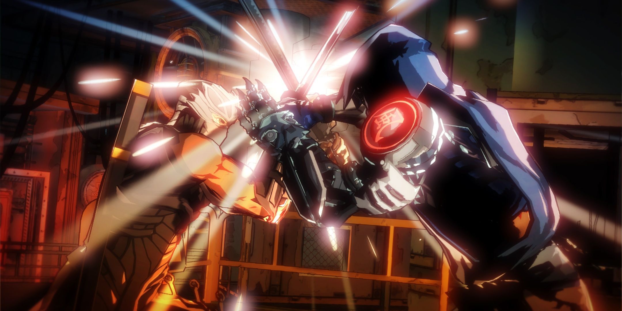 ryu and another character battling in yaiba ninja gaiden z.