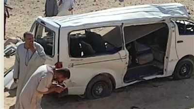 بالأسماء.. ارتفاع عدد مصابي حادث طريق القصير - الخليج الان