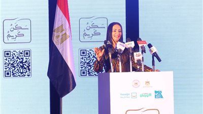 وزيرة التضامن الاجتماعي تشهد تدشين مبادرة “ سكن كريم من أجل حياة كريمة" - الخليج الان