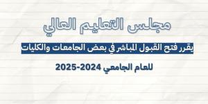 فتح القبول المباشر في عدد من (الجامعات/الكليات) الرسمية لمرحلتي البكالوريوس والدبلوم المتوسط - الخليج الان