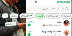 وداعًا للفوضى.. واتساب تتيح تنظيم المحادثات بميزة “القوائم المخصصة” - الخليج الان للتكنولوجيا