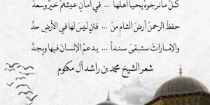 “دمشقْ”.. قصيدة جديدة لمحمد بن راشد: “شَعبُ سوريَّا لهُ في القلبِ وجدُ” - الخليج الان