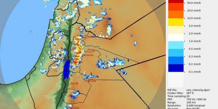 الأرصاد:هطول أمطار غزيرة في أجزاء من محافظات شمال ووسط المملكة في هذه الأثناء - الخليج الان