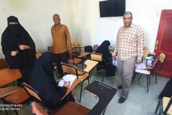 تدشين امتحانات الفصل الاول بمعهد صبر العالي للعلوم الصحية بلحج