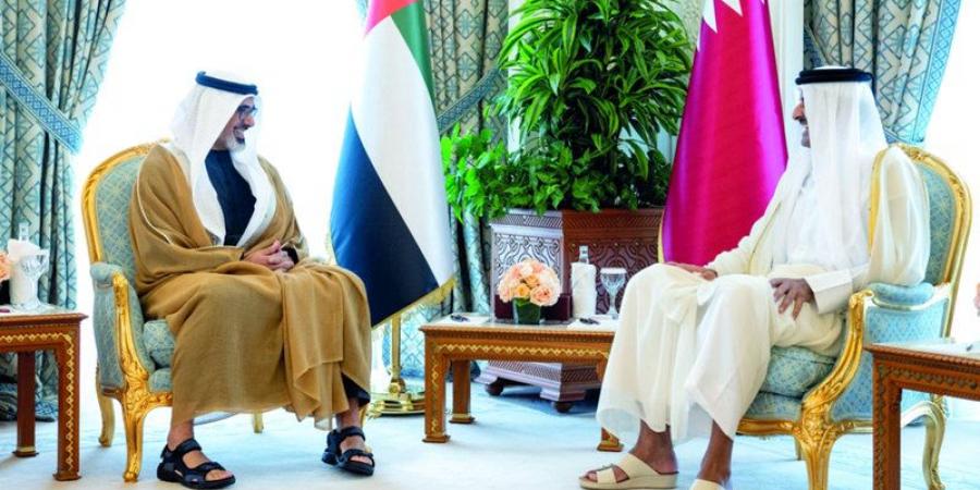 أمير قطر وولي عهد أبوظبي يبحثان التعاون المشترك         - الخليج الان