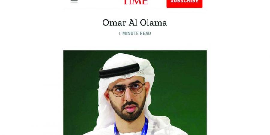 محمد بن راشد: نفخر باختيار عمر العلماء في قائمة TIME 100 Next - الخليج الان