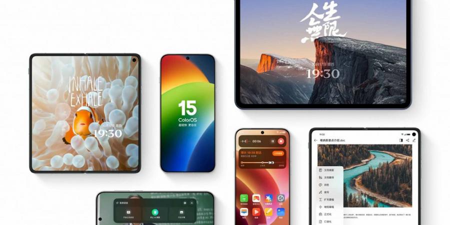 Oppo تعلن عن ColorOS 15 بلغة تصميم جديدة وتركيز خاص على تقنية الذكاء الإصطناعي - الخليج الان