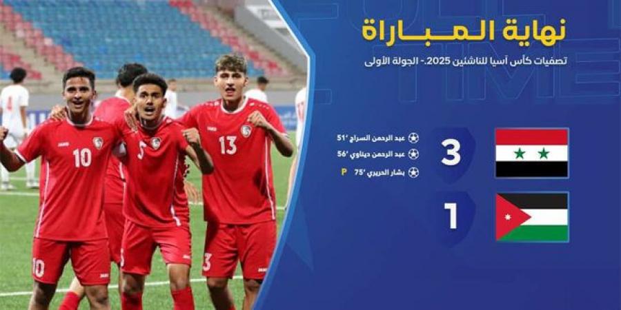 منتخب سورية لكرة القدم للناشئين يفوز على منتخب الأردن في تصفيات كأس آسيا - الخليج الان