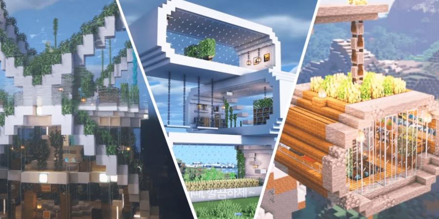 أفضل 20 فكرة لبناء منازل رائعة في لعبة Minecraft - الخليج الان