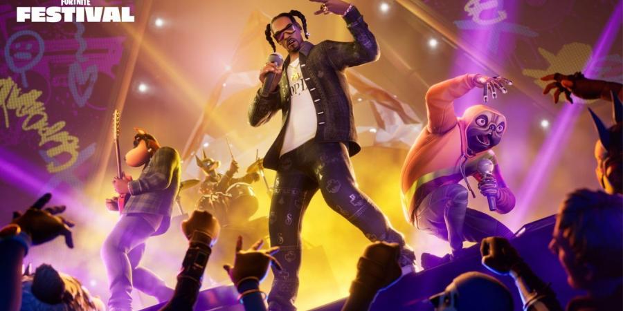 الملعب يتلألأ بالأضواء لسنوب دوغ في الموسم 6 من Fortnite Festival! - الخليج الان جيمنج