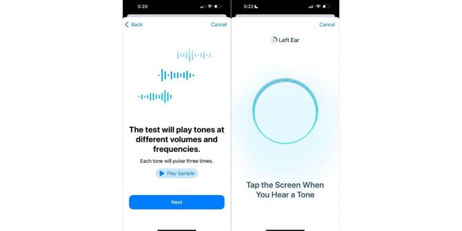 آبل تتيح لك إجراء اختبار ضعف السمع باستخدام آيفون و AirPods Pro 2.. إليك الطريقة - الخليج الان للتكنولوجيا
