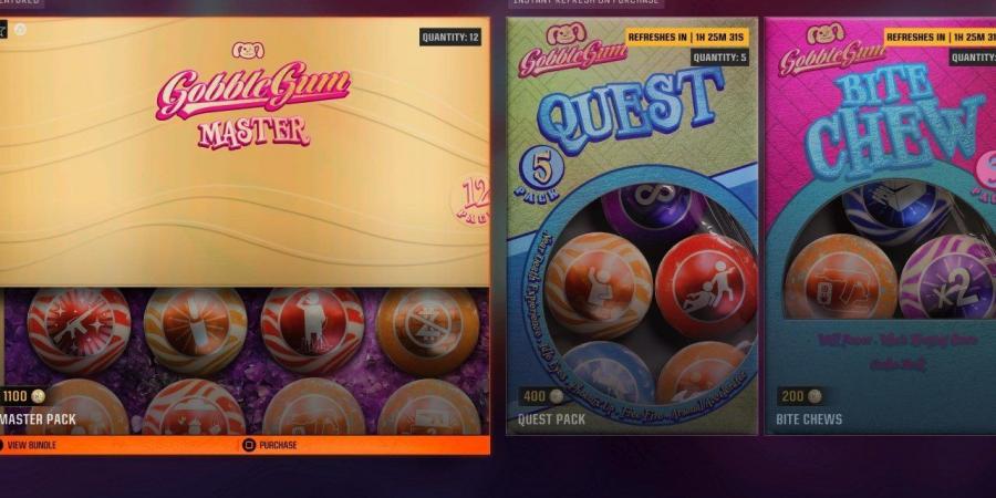 تحديث Black Ops 6 يسمح بشراء Gobblegums مقابل أموال حقيقية - الخليج الان جيمنج