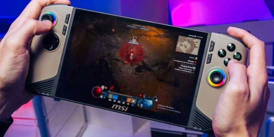 جهاز MSI Claw جديد بشاشة 8 انش وذاكرة 32 جيجابايت - الخليج الان جيمنج