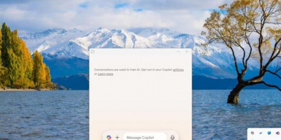 مايكروسوفت تختبر تحديثًا جديدًا لـ”كوبايلوت” في ويندوز - الخليج الان للتكنولوجيا