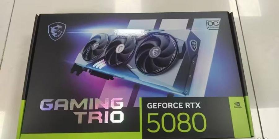 صور تؤكد على المواصفات الرئيسية لكرت الشاشة GeForce RTX 5080 المرتقب #CES2025 - الخليج الان