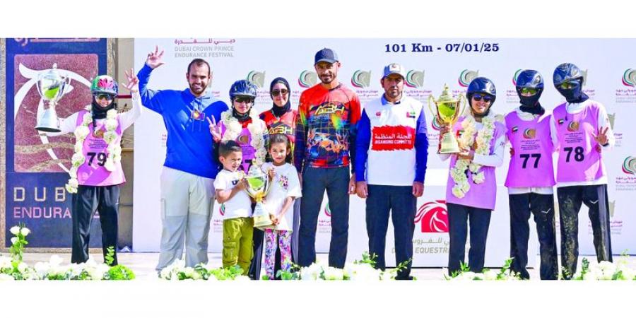 الأرجنتينية ميلينا تفوز بسباق السيدات في مهرجان ولي عهد دبي للقدرة - الخليج الان