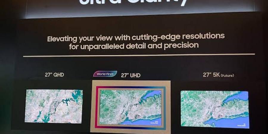 سامسونج تلمح إلى شاشة QD-OLED مقاس 27 بوصة بدقة 5K للمبدعين - الخليج الان