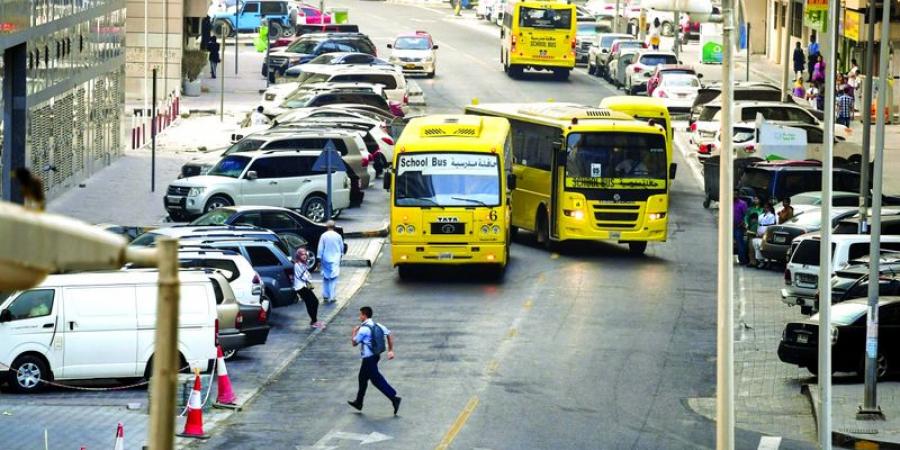 سائقون يتجاهلون إشارة «قف».. وقائدو حافلات مدرسية يعرقلون المرور - الخليج الان