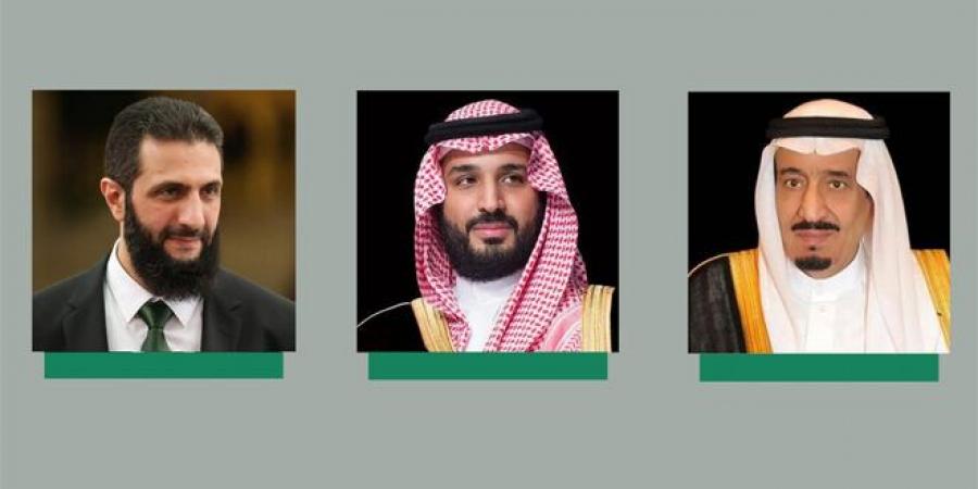 خادم الحرمين الشريفين وولي العهد السعودي يهنئان الرئيس الشرع بمناسبة توليه رئاسة الجمهورية العربية السورية - الخليج الان