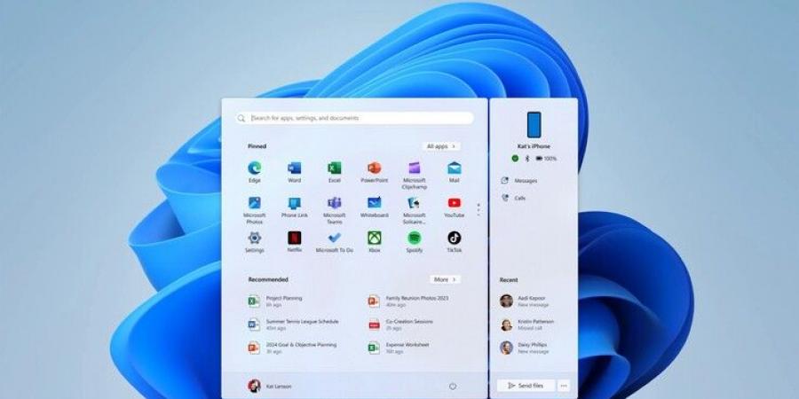 Windows 11 يدمج هاتف آيفون في قائمة ابدأ لنقل الملفات والرسائل والمزيد - الخليج الان