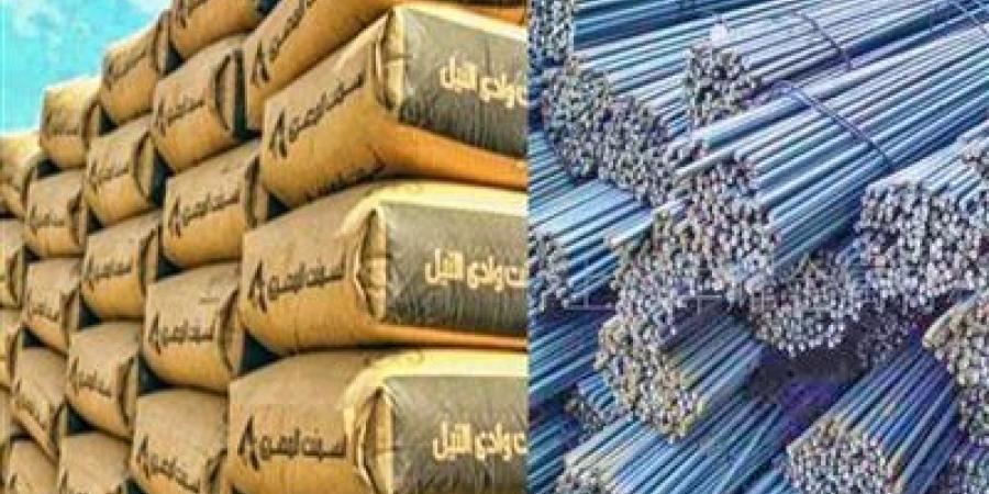 استقرار نسبي في أسعار الحديد والأسمنت بالسوق المصري اليوم الأربعاء 12 فبراير - الخليج الان