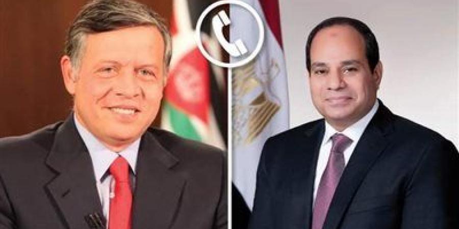 الرئيس السيسي وملك الأردن يؤكدان رفض التهجير والحرص على التعاون مع ترامب لإحلال السلام - الخليج الان