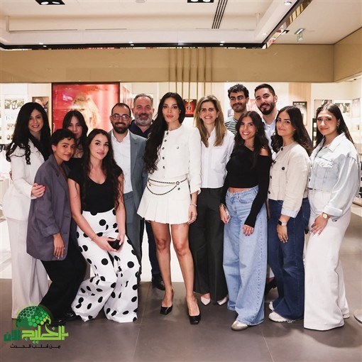 نادين نسيب نجيم تحتفل بافتتاح أول متجر.. لمستحضرات التجميل بإطلالة أنيقة